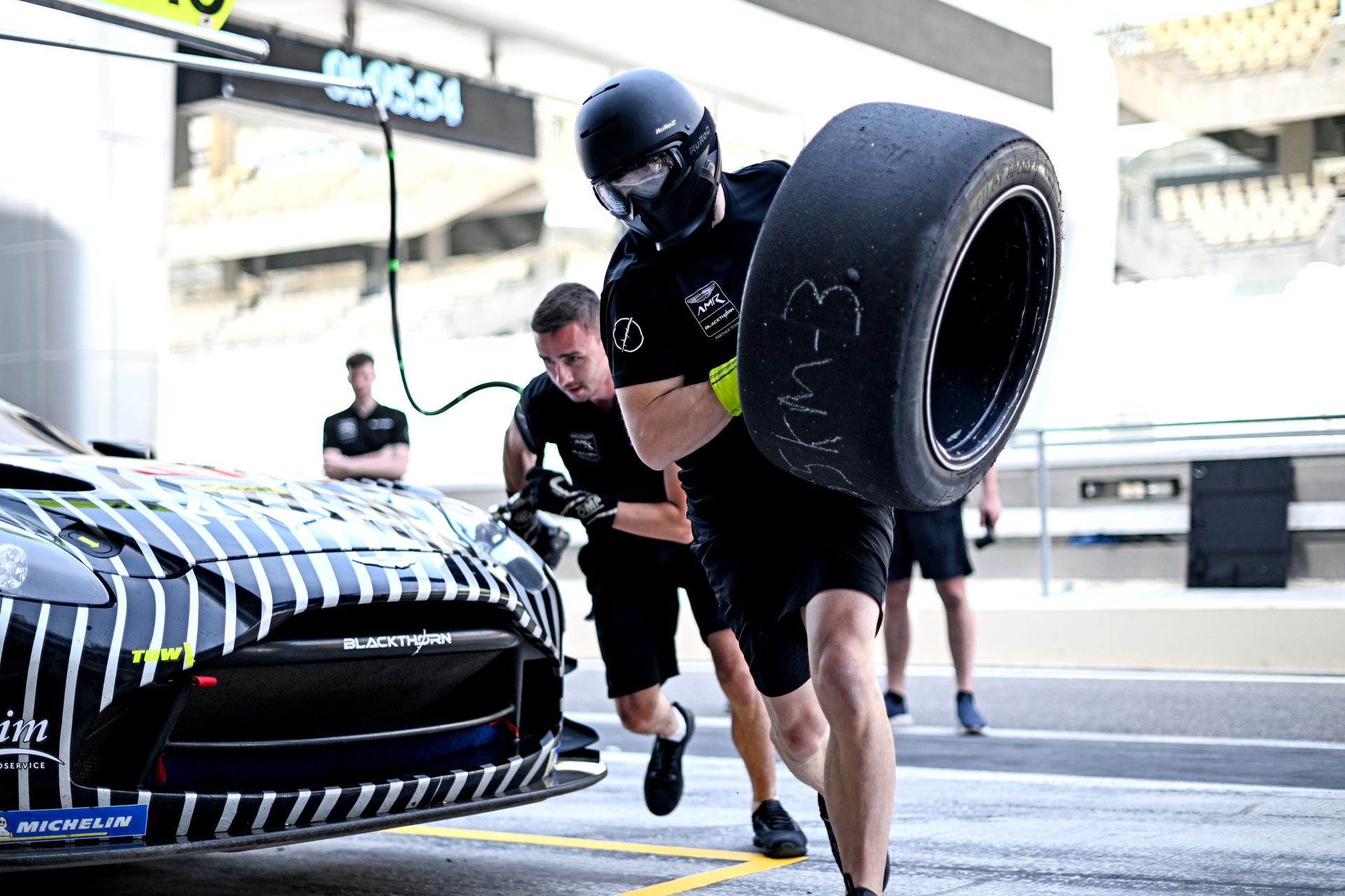 Blackthorn Racing at a race weekend